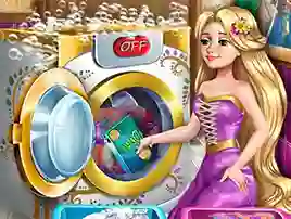 Гульня Goldie Princess Laundry Day онлайн