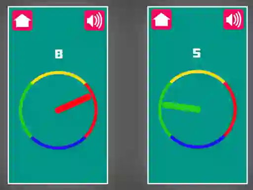 Гульня Colorful Clock онлайн