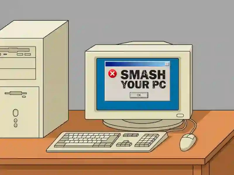 Гульня Smash Your PC онлайн