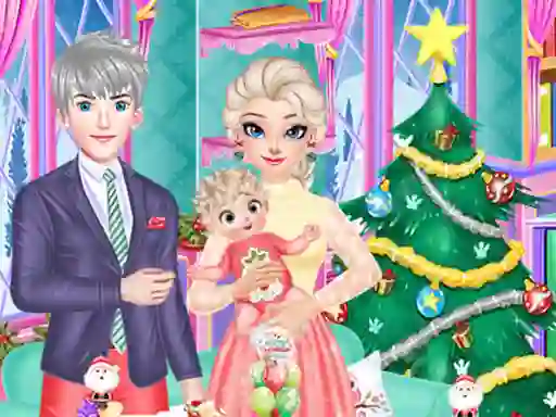 Гульня Frozen Family Christmas Preparation онлайн