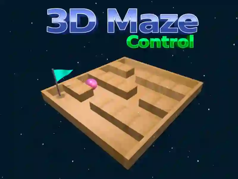 Гульня 3D Maze Control онлайн