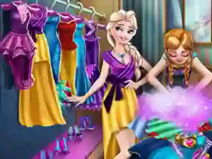 Гульня Ice Kingdom Wardrobe Cleaning онлайн