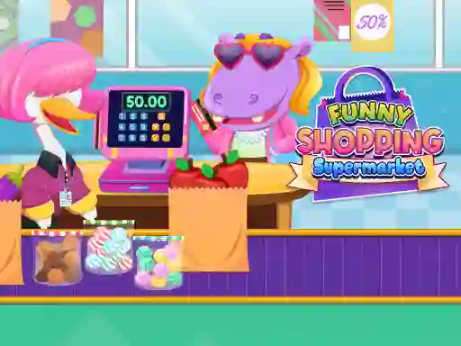 Гульня Funny Shopping Supermarket онлайн