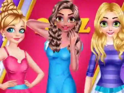 Гульня Princess Fashion Quiz онлайн
