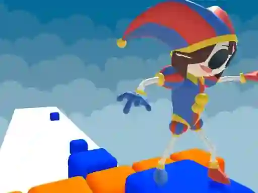 Гульня Digital Circus Tower Runner онлайн