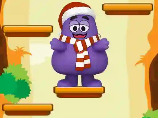 Гульня Grimace Shake Jump онлайн