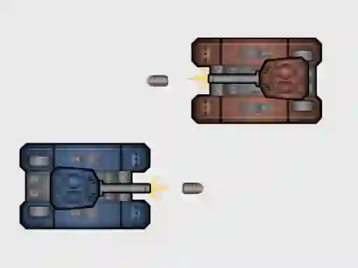 Гульня TankBattle 2 Player онлайн