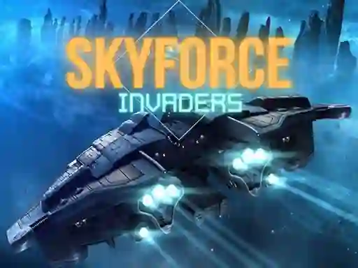 Гульня Skyforce Invaders онлайн