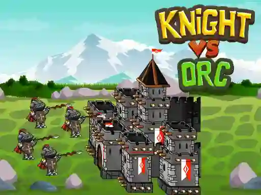 Гульня Knight Vs Orc онлайн