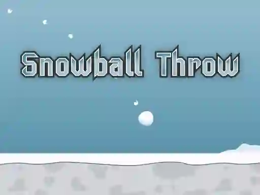 Гульня Snowball Throw онлайн