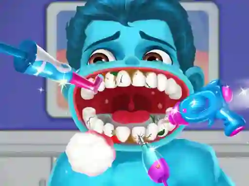 Гульня Superhero Dentist онлайн