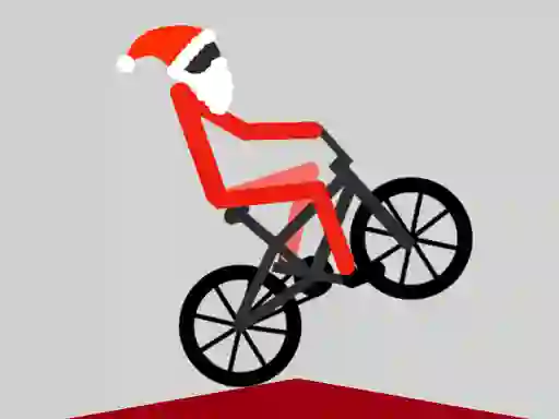 Гульня XMAS Wheelie онлайн