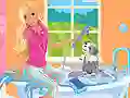 Гульня Barbie Pet Wash онлайн