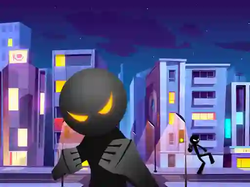 Гульня Stickman Fighter 3D: Fists Of Rage онлайн