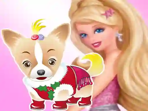 Гульня Barbie's Dog Dressup онлайн
