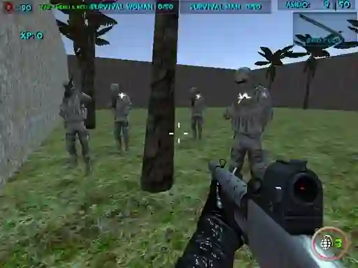 Гульня Survival Wave Zombie Multiplayer онлайн