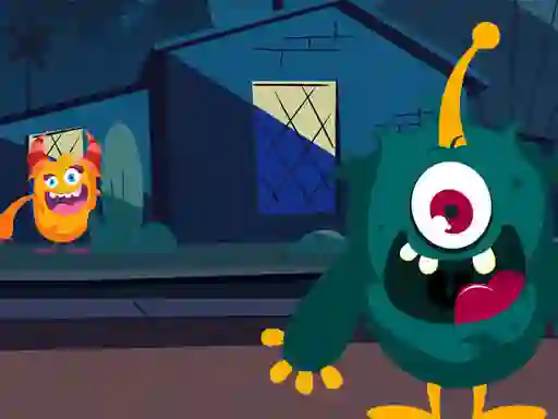 Гульня Funny Monsters Jigsaw онлайн