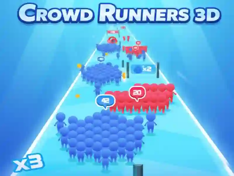 Гульня Crowd Runners 3D онлайн