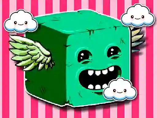 Гульня Cube Endless Jumping онлайн