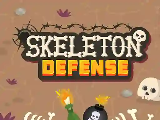 Гульня Skeleton Defense онлайн