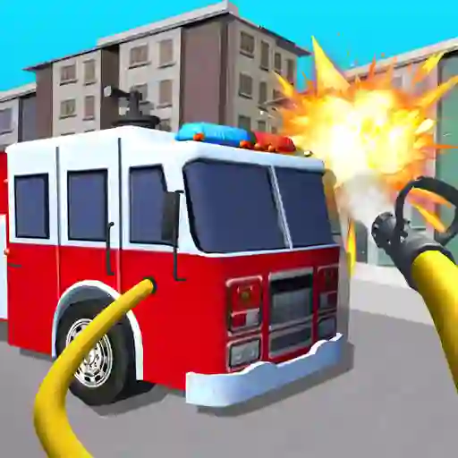 Гульня Fire Truck Driving Simulator онлайн
