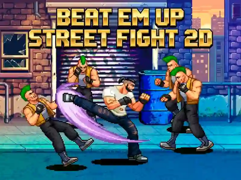 Гульня Beat Em Up Street Fight 2d онлайн
