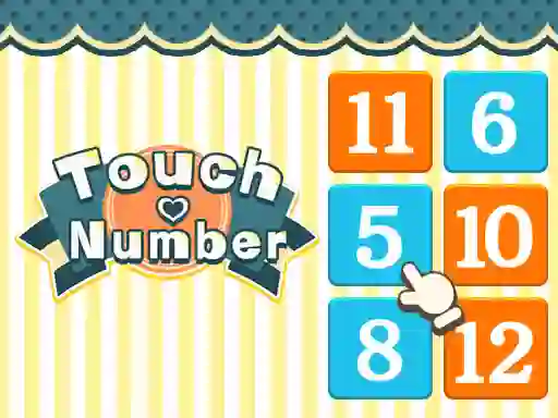 Гульня Touch Number онлайн