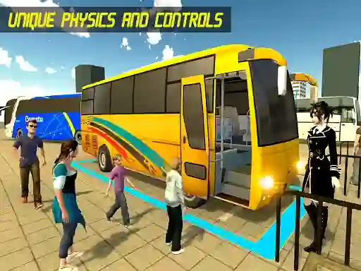 Гульня Modern Bus Parking Advance Bus онлайн