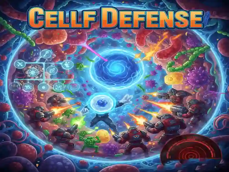 Гульня Cellf Defense онлайн