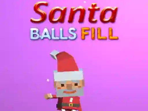 Гульня Santa Balls Fill онлайн
