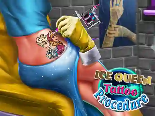 Гульня Ice Queen Tattoo Procedure онлайн