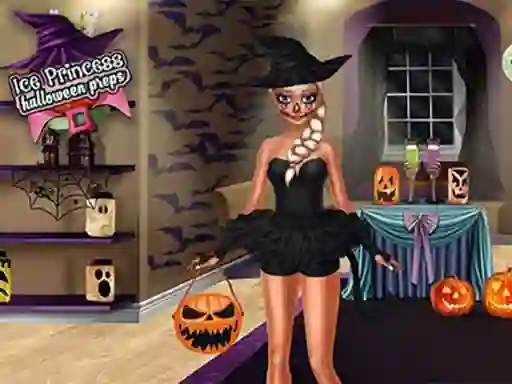 Гульня Ice Princess Halloween Preps онлайн