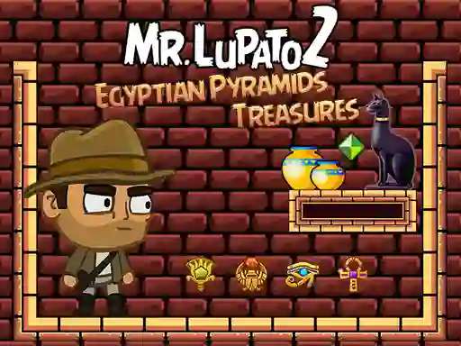Гульня Mr Lupato 2: Egyptian Pyramids Treasures онлайн