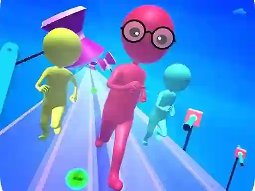 Гульня Fun Run Race 3d онлайн