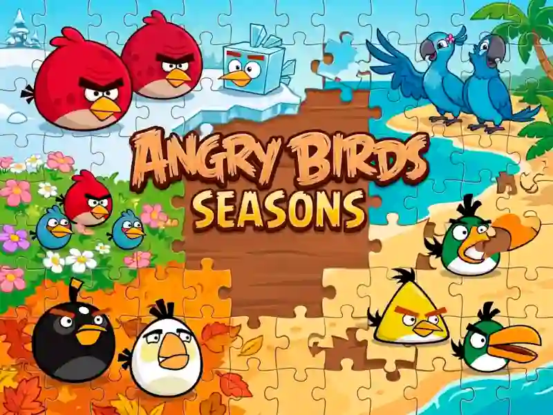 Гульня Angry Birds seasons онлайн