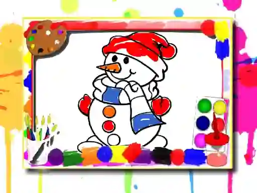 Гульня Winter Coloring Book онлайн