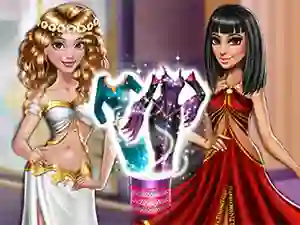 Гульня Dolly Princess vs. Villain Dress Up онлайн