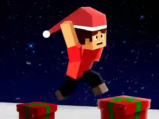 Гульня Parkour Block Xmas Special онлайн