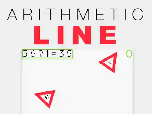 Гульня Arithmetic line онлайн