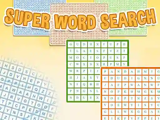 Гульня Super Word Search онлайн