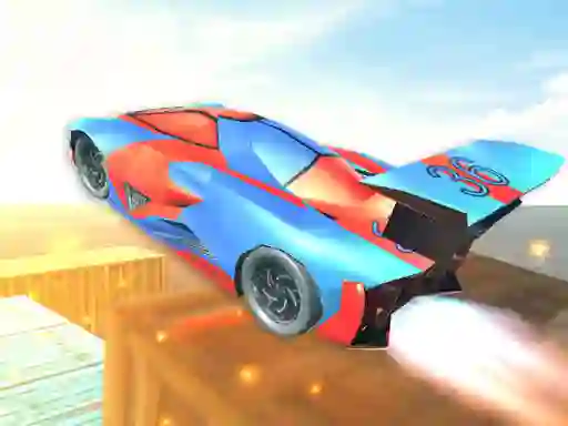 Гульня Fly Car Stunt онлайн