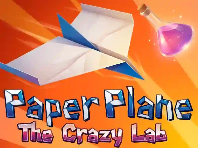 Гульня Paper Plane: The Crazy Lab онлайн