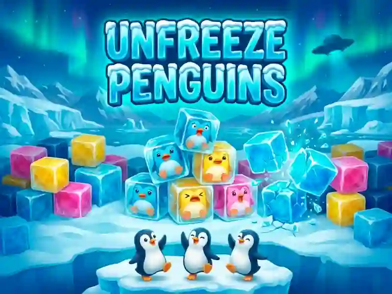 Гульня Unfreeze Penguins онлайн