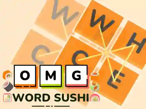 Гульня OMG Word Sushi онлайн
