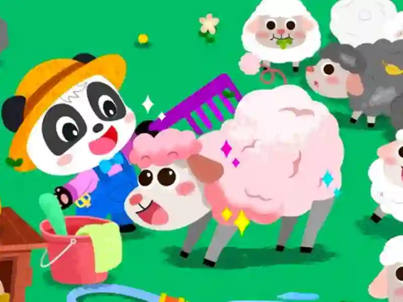 Гульня Baby Panda Animal Farm онлайн
