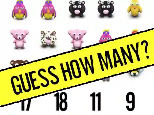 Гульня Guess How Many онлайн