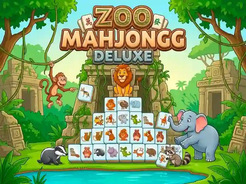 Гульня Zoo Mahjongg Deluxe онлайн