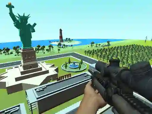Гульня Pixel Shooting онлайн