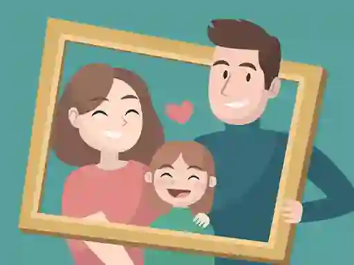 Гульня Happy Family Puzzle онлайн