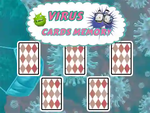 Гульня Virus Cards Memory онлайн